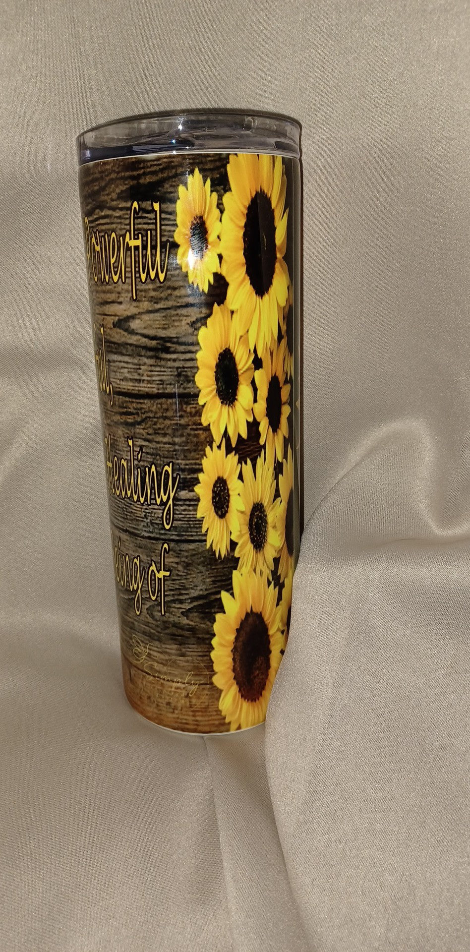 Sunflower, Lion, Affirmation [I am strong, I am magnificent I am blessed