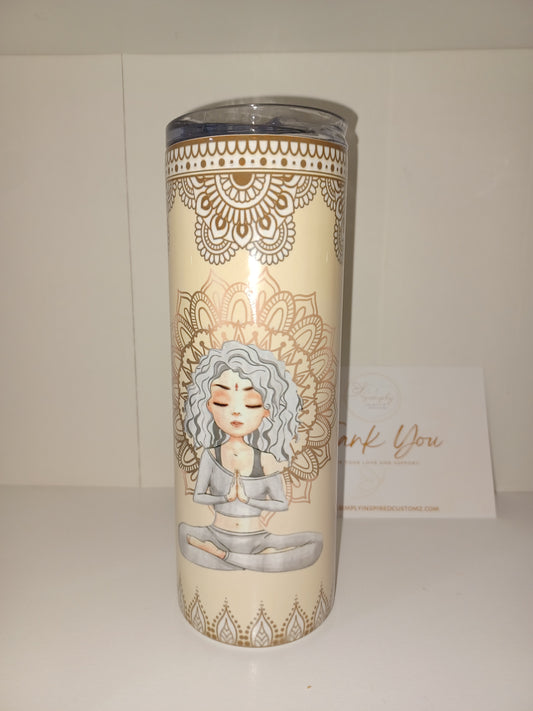 Sugar & Spice, Sage & Hood tumbler