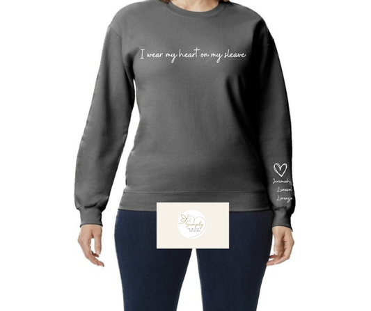 I wear my Heart on my sleave Shirt